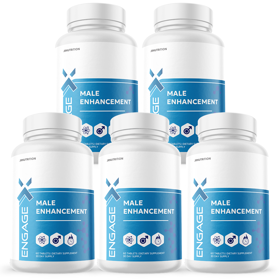 Engage X - Male Enhancement Dietary Supplement 60 Tablets (5 Pack)